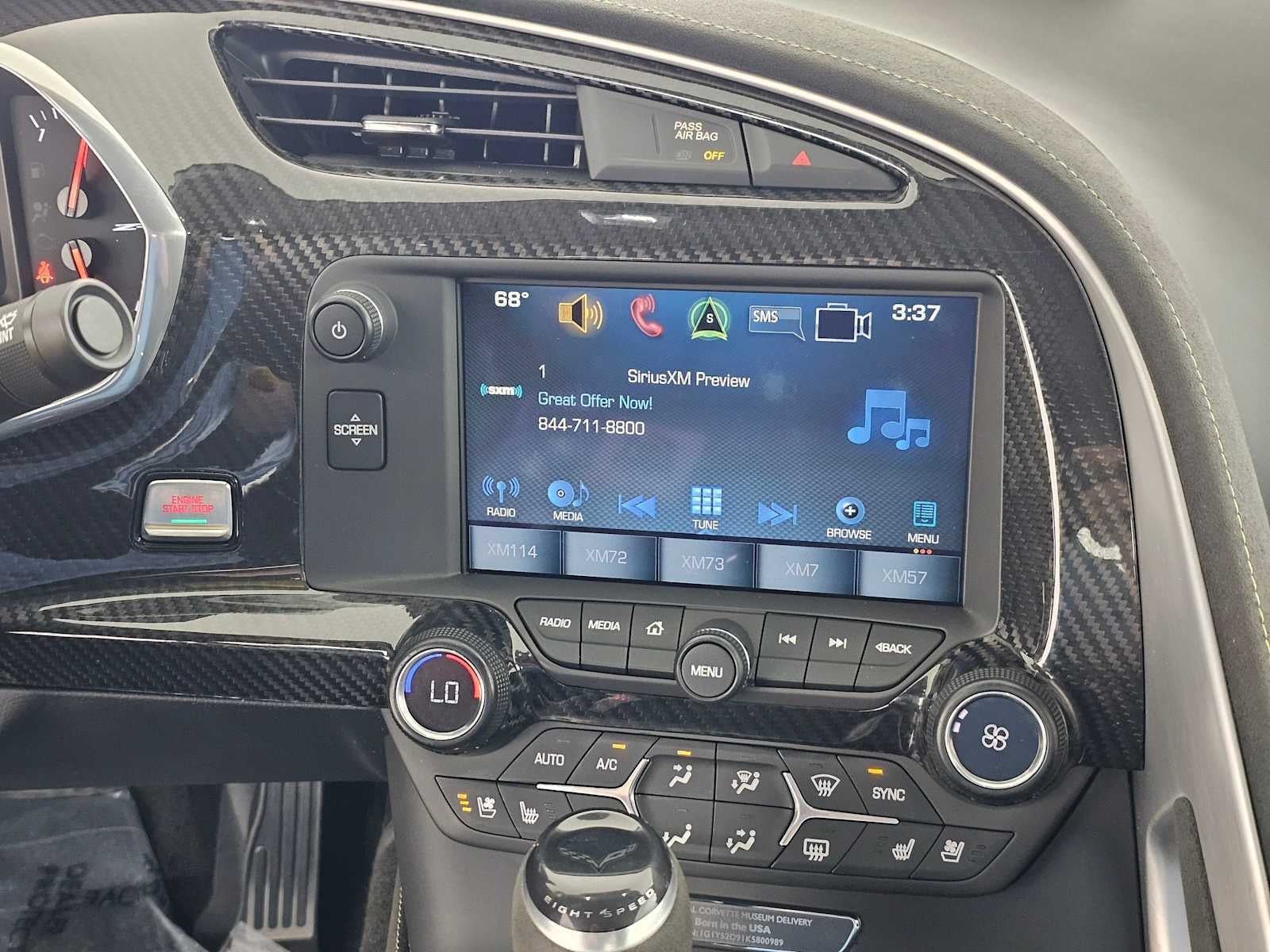 2019 Chevrolet Corvette ZR1 ZR1 3ZR