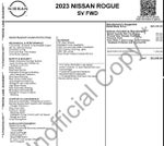 2023 Nissan Rogue SV